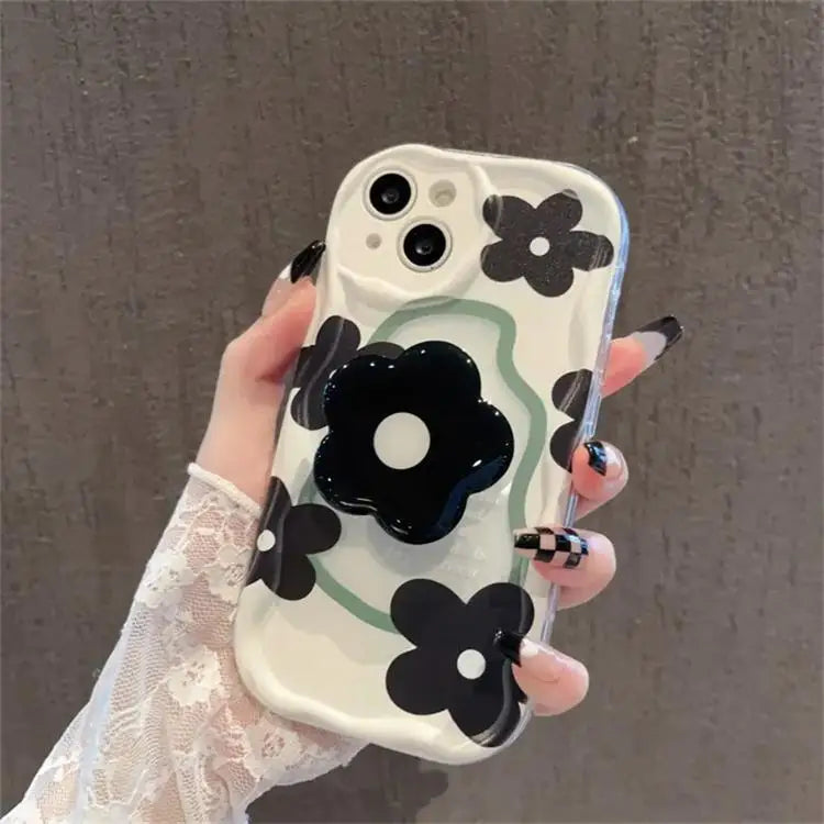 Floral Flower Bracket Phone Case – Mobizzio
