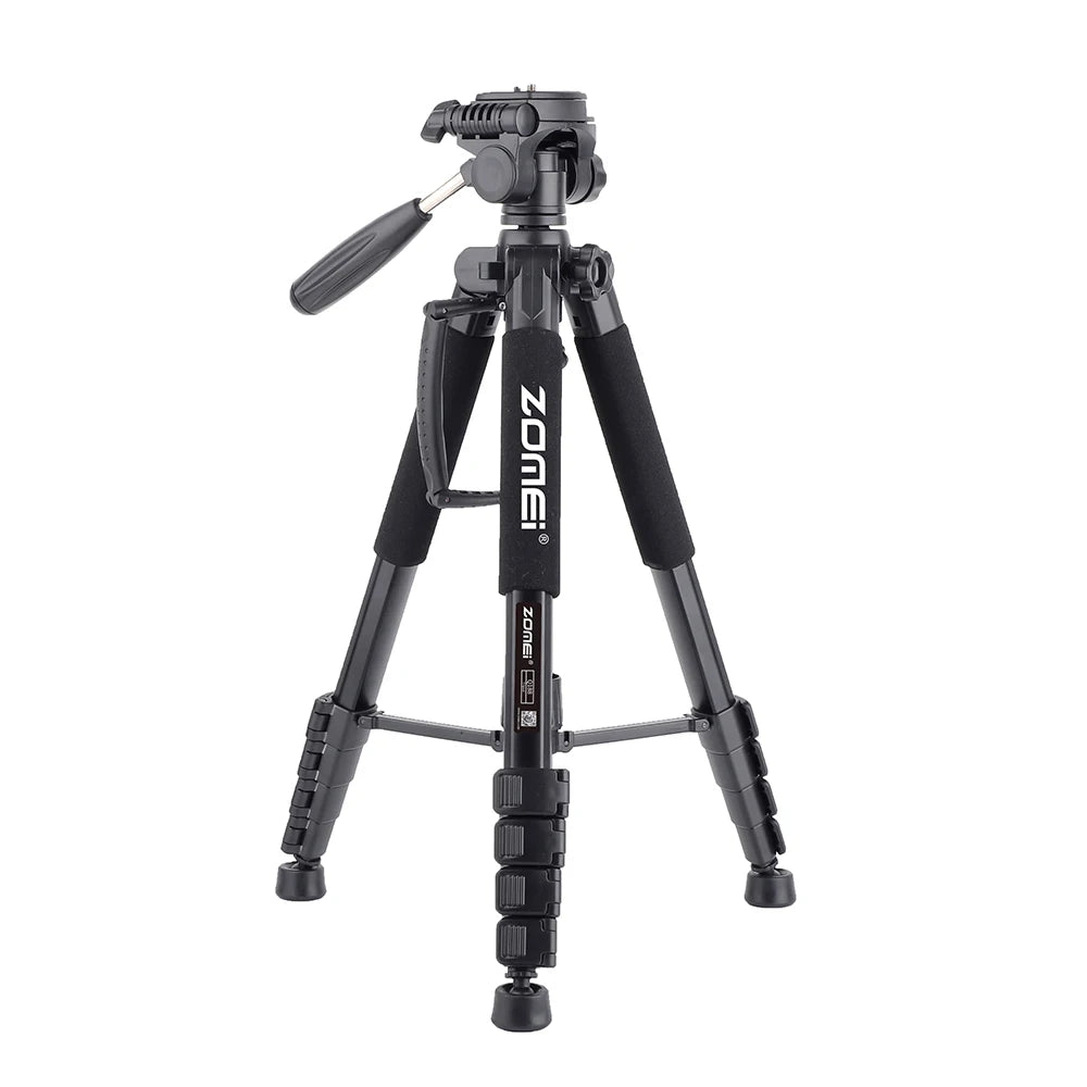 Zomei Q188 188cm Professional photography accessories video camera DSLR tripod for phone with phone holder