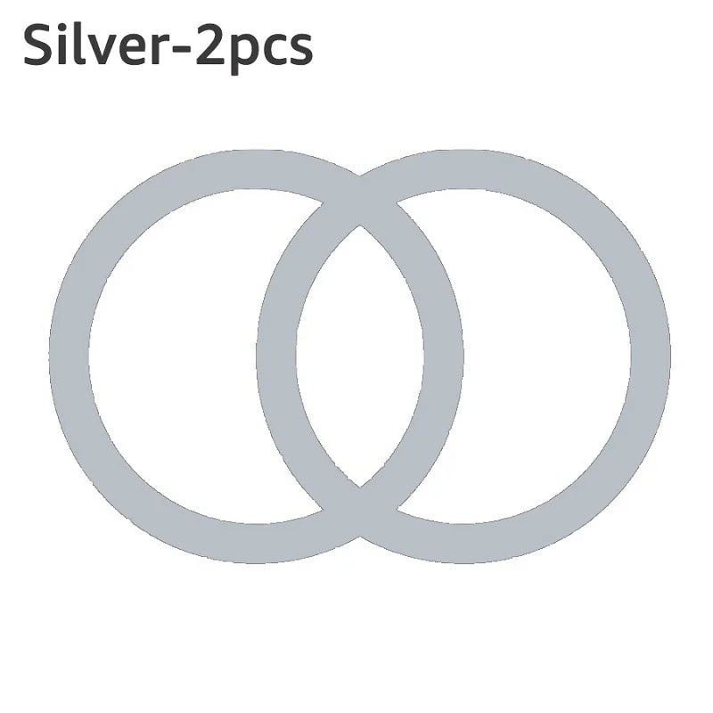 2Pack for Magsafe Magnetic Plate Ring Universal Metal Sticker Support Wireless Charger Metal Plate Sheet for Magnet Car Holder