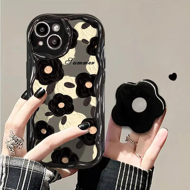 Floral Flower Bracket Phone Case – Mobizzio
