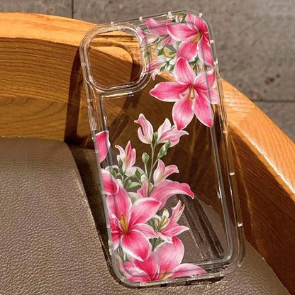 Floral Transparent Designer iPhone Case – Mobizzio