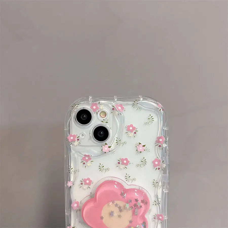 Floral Flower Bracket Phone Case – Mobizzio