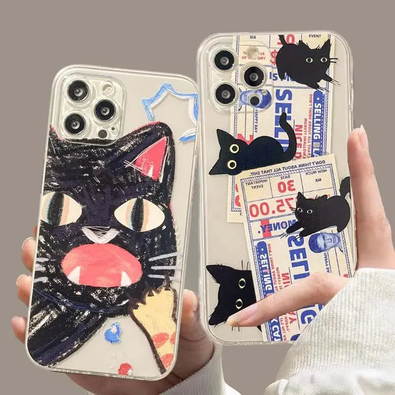 Art Sketch Cat iPhone Case – Mobizzio
