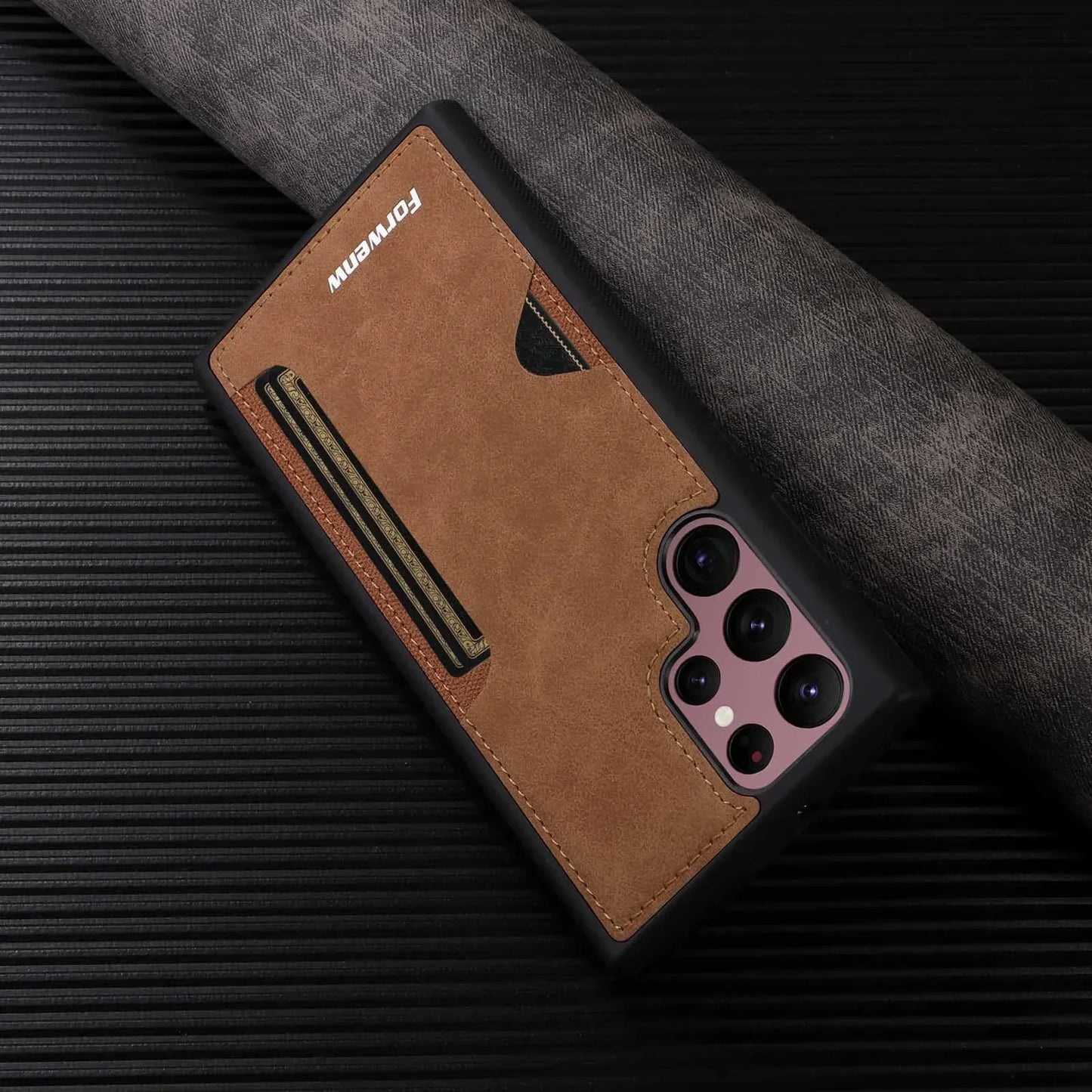 Retro Card Leather Phone Case – Mobizzio