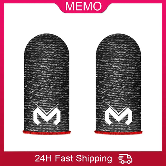 MEMO Gaming Finger Sleeve For PUBG Mobile Game Fingertips Cover Sweatproof Anti-slip Touch Screen Fingertip Thumb Finger Gloves