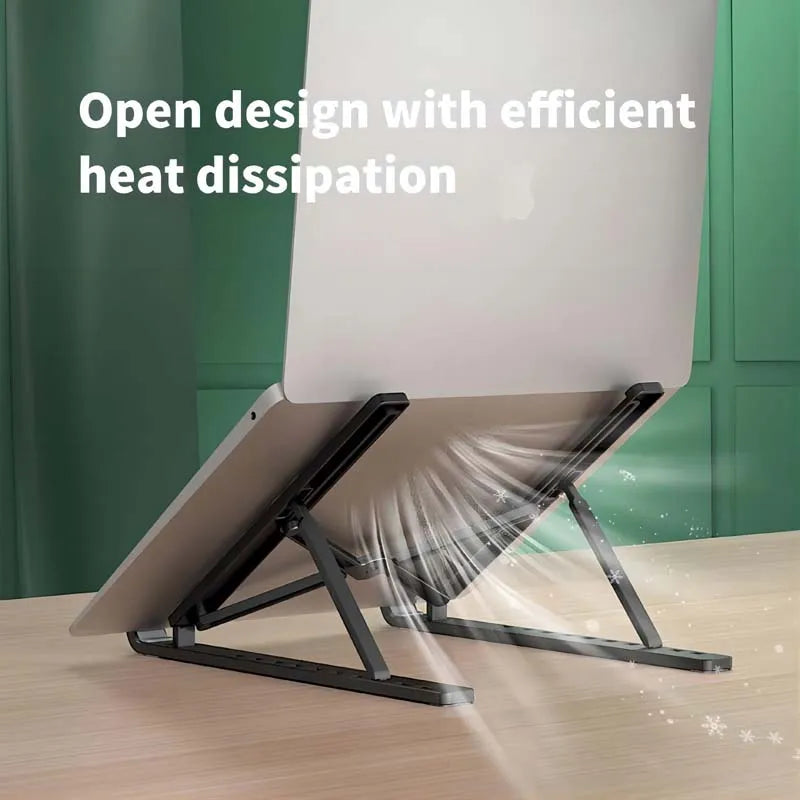 Portable Laptop Stand Adjustable Foldable Tablet Holder Notebook Cooling Bracket Computer Support Macbook Air Holder Accessories