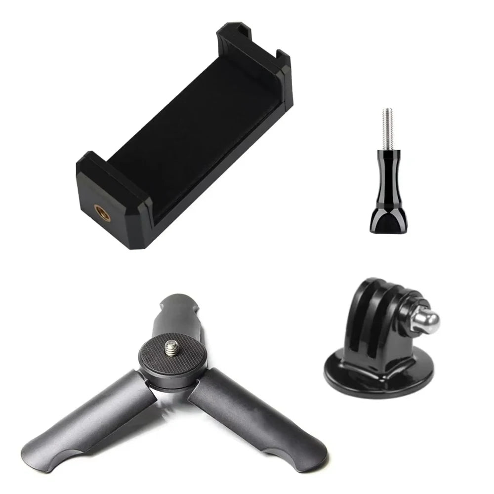 Portable Mini Tripod Small Phone Tripod for iPhone/Android Pocket Selfie Stick Handle Grip for GoPro insta360 DJI Action Camera