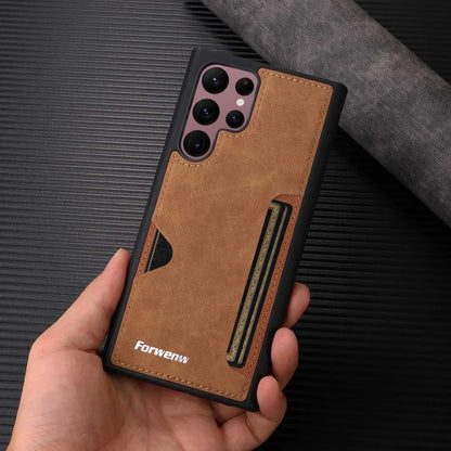 Retro Card Leather Phone Case – Mobizzio