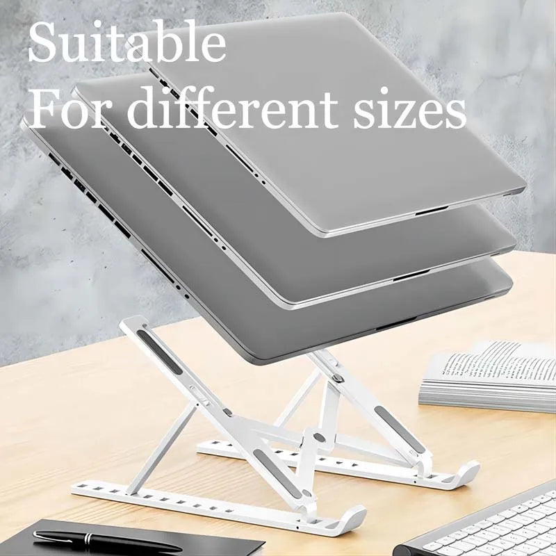 Portable Laptop Stand Adjustable Foldable Tablet Holder Notebook Cooling Bracket Computer Support Macbook Air Holder Accessories
