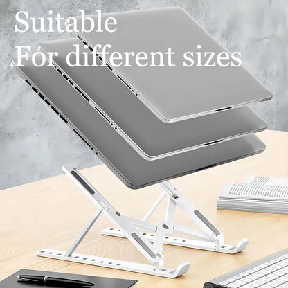 Portable Laptop Stand Adjustable Foldable Tablet Holder Notebook Cooling Bracket Computer Support Macbook Air Holder Accessories