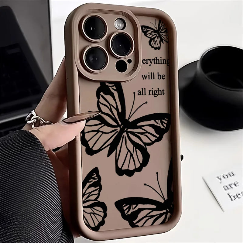 Minimal Butterfly Art iPhone Case – Mobizzio