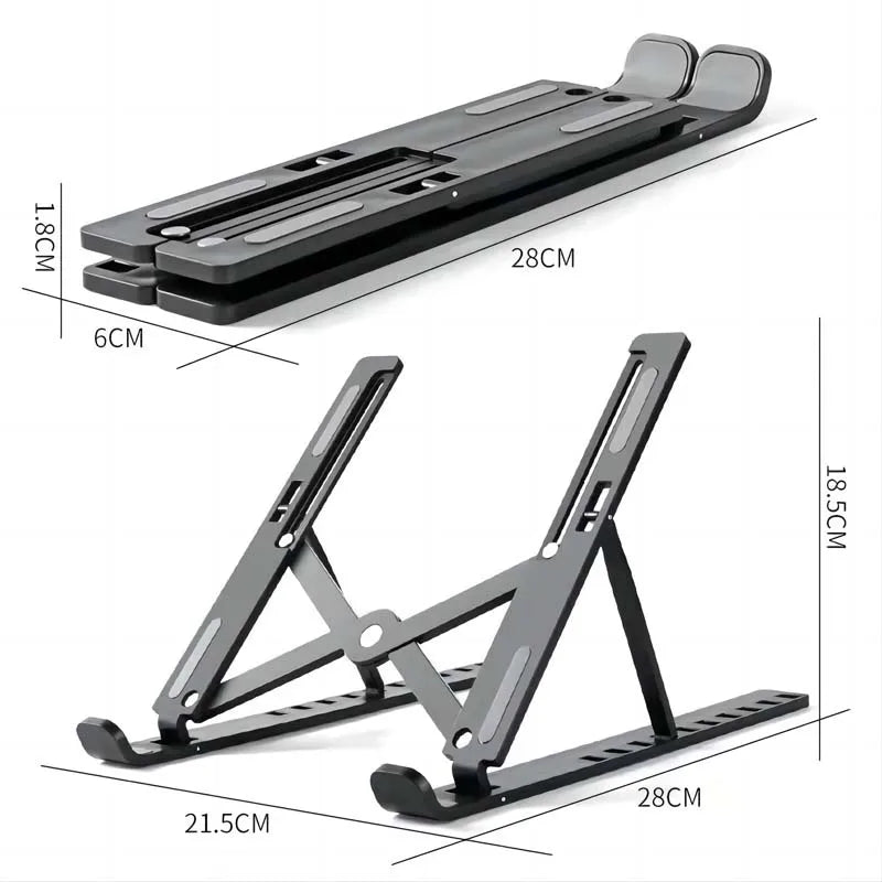 Portable Laptop Stand Adjustable Foldable Tablet Holder Notebook Cooling Bracket Computer Support Macbook Air Holder Accessories