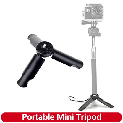 Portable Mini Tripod Small Phone Tripod for iPhone/Android Pocket Selfie Stick Handle Grip for GoPro insta360 DJI Action Camera