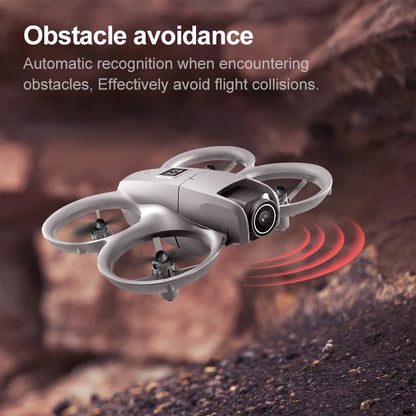 GT3 Drone with HD Dual Camera 180° Upward Shooting, Obstacle Avoidance & Optical Flow Positioning, Foldable Po