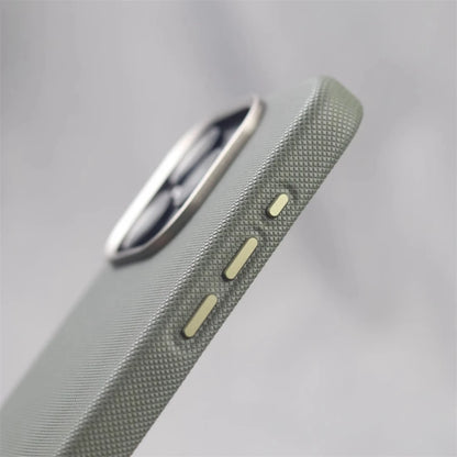 Alloy Lens Frame MagSafe Leather iPhone Case – Mobizzio