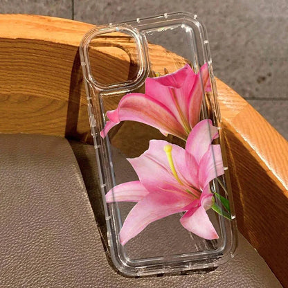 Floral Transparent Designer iPhone Case – Mobizzio