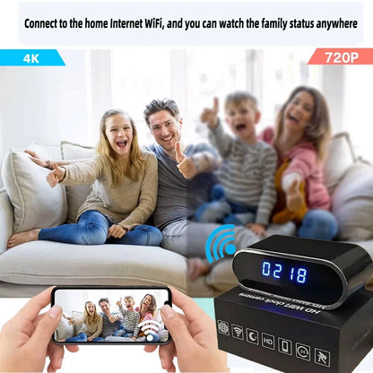 4KHD WiFi mini camera, digital lights can be turned off, infrared night vision, motion detection remote viewing, wireless camera
