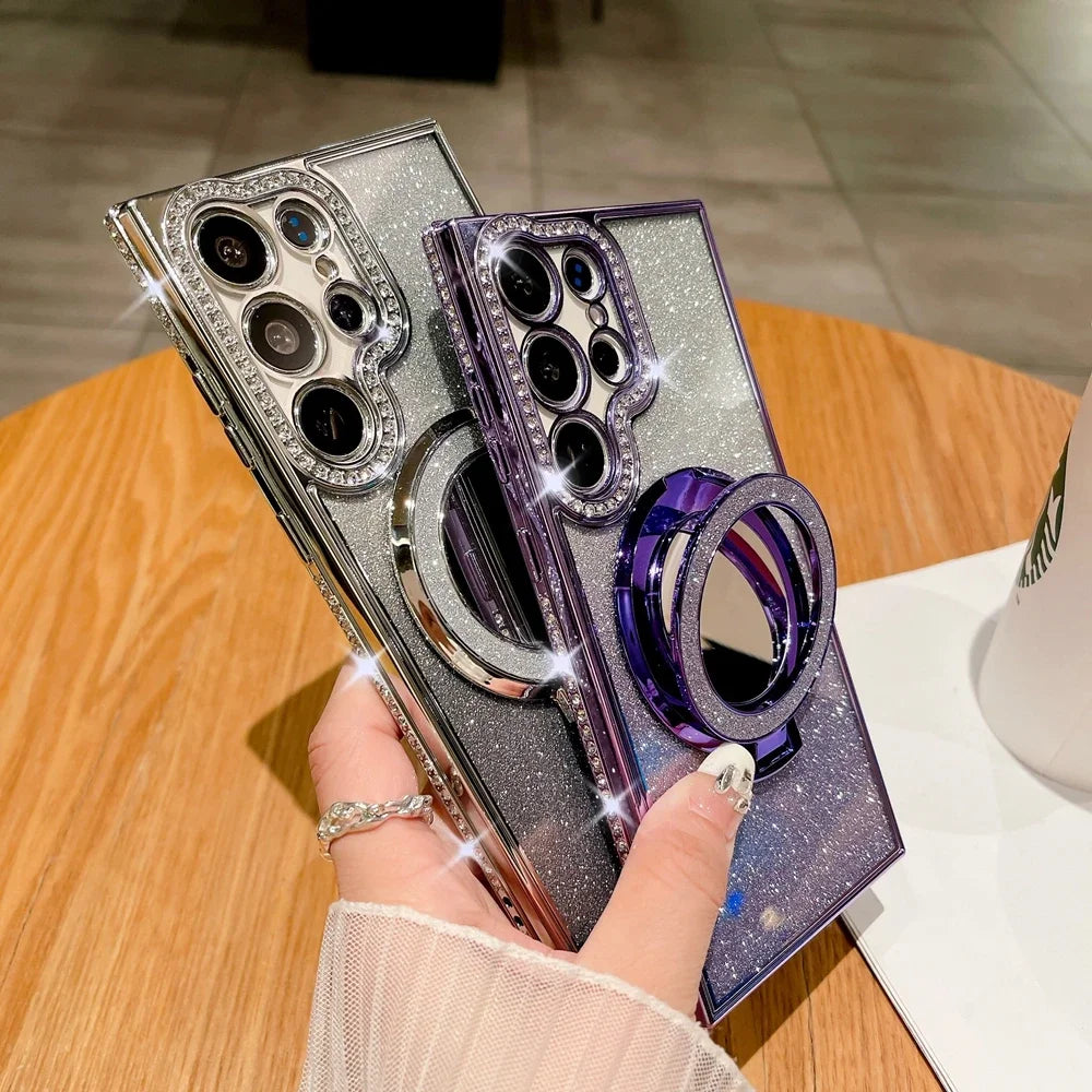 Luxury Diamond Clear Glitter MagSafe Phone Case – Mobizzio