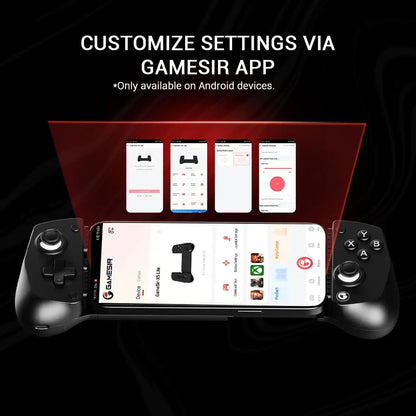 For GameSir X5 Lite Mobile Gaming Controller for Android & iPhone Hall Effect Joystick, Lightweight Ergonomic Phone Controller