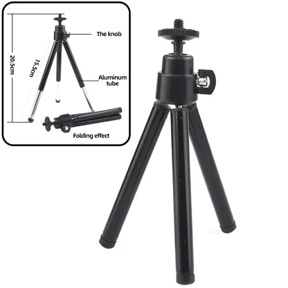 Portable Mini Tripod Small Phone Tripod for iPhone/Android Pocket Selfie Stick Handle Grip for GoPro insta360 DJI Action Camera