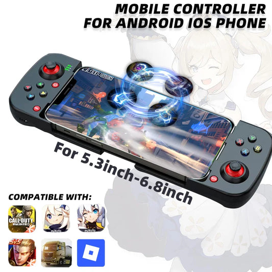 D3 Mobile Gamepad For Android ios Phone Game Controller Bluetooth-Compatible For Switch Control Stretch Joystick with Macro