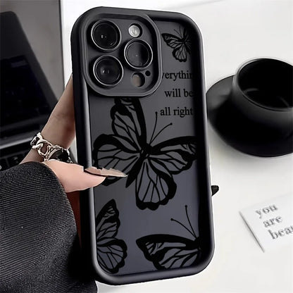Minimal Butterfly Art iPhone Case – Mobizzio