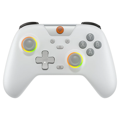 EasySMX X05 Wireless Gamepad Bluetooth Gaming Controller Compatible with PC/Phone/Switch/ Steam Gamer, RGB Light, Hall Effect