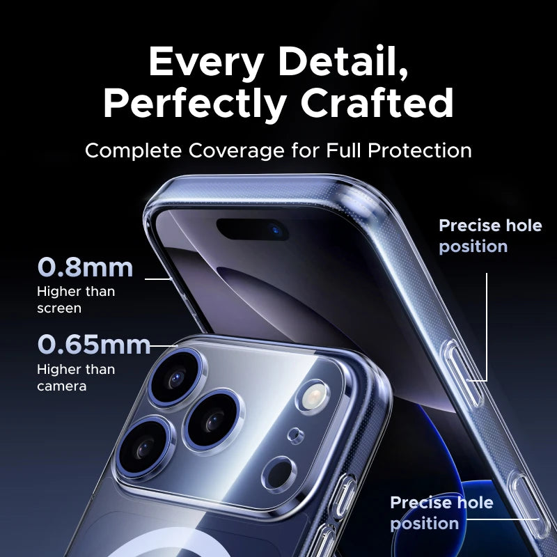 Crystal Clear Magnetic Protection iPhone Case – Mobizzio