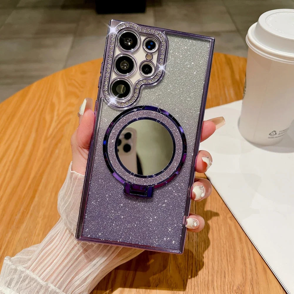Luxury Diamond Clear Glitter MagSafe Phone Case – Mobizzio