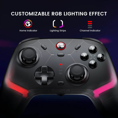 GameSir Cyclone 2 Wireless Pro Controller, Hall Effect Joysticks, Bluetooth Gamepad for Nintendo Switch, iPhone, Android & PC