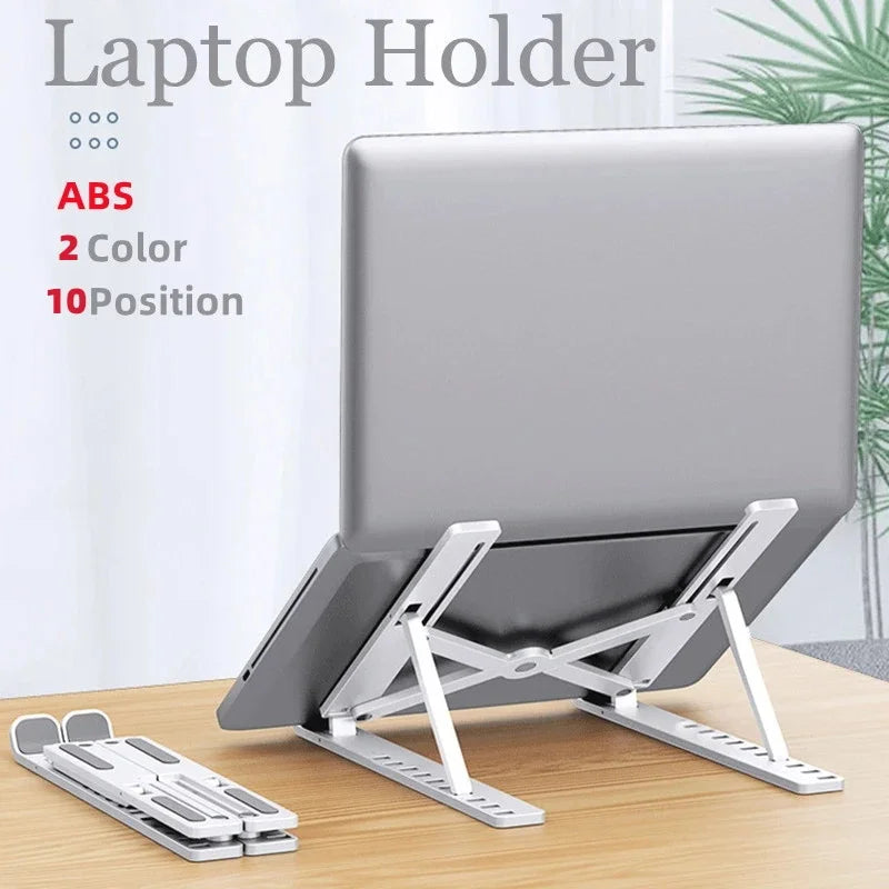 Portable Laptop Stand Adjustable Foldable Tablet Holder Notebook Cooling Bracket Computer Support Macbook Air Holder Accessories