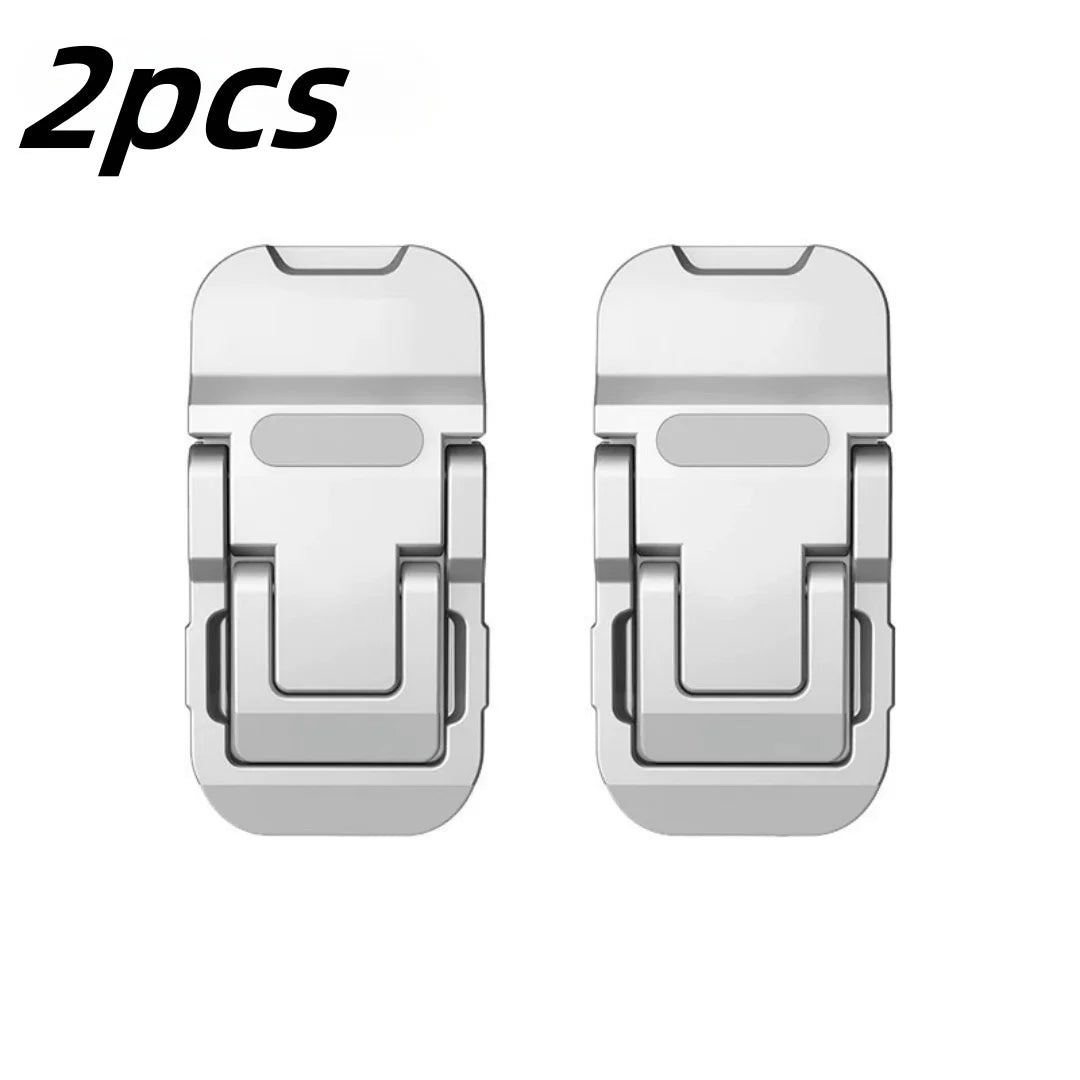 2pcs Laptop Stand Invisible Adhesive Folding Storage Keyboard Foot Pad Support Shelf for Home Office Desktop Stand Radiator Base