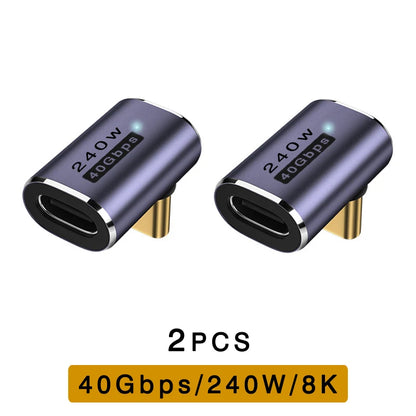 UGOURD USB4 Adapter USB C To USB C Thunderbolt 3/4 40Gbps OTG Extension Cable Adapter Type C Male To Female Converter For Laptop