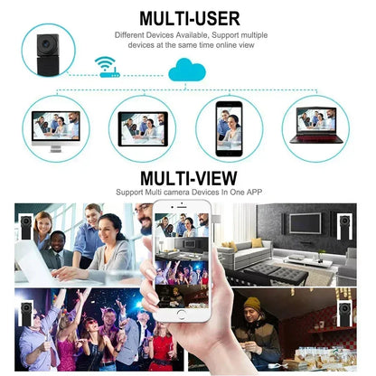 HD 1080P WiFi Camera DIY Small Camera Mini Cam Infrared Night Vision Motion Detection Support Remote View P2P Micro Webcam