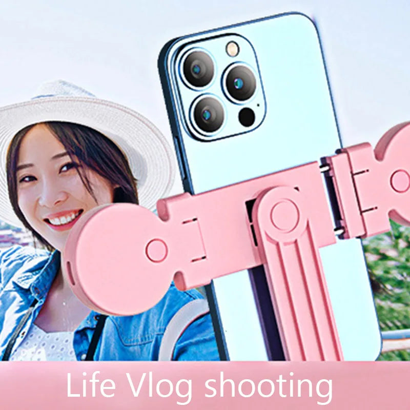 B12 Wireless Selfie Stick Stand with Light Bluetooth Remote Extendable Tripod for iPhone Mobile Phone Tiktok Live Streaming