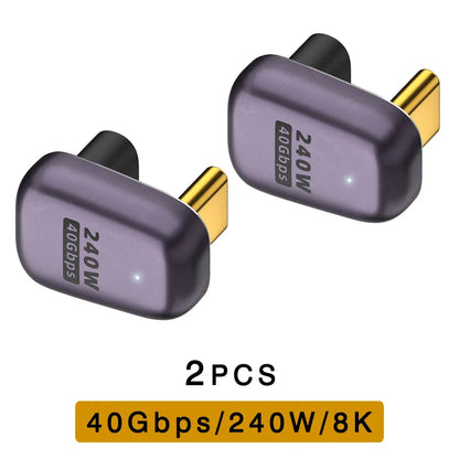 UGOURD USB4 Adapter USB C To USB C Thunderbolt 3/4 40Gbps OTG Extension Cable Adapter Type C Male To Female Converter For Laptop