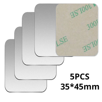 Metal Plate For Car Phone Holder Magnetic Universal Iron Sheet Disk Sticker Mount Mobile Phone Magnet Stand For IPhone