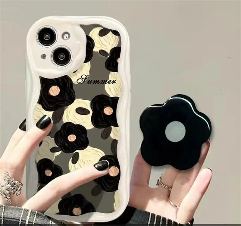 Floral Flower Bracket Phone Case – Mobizzio
