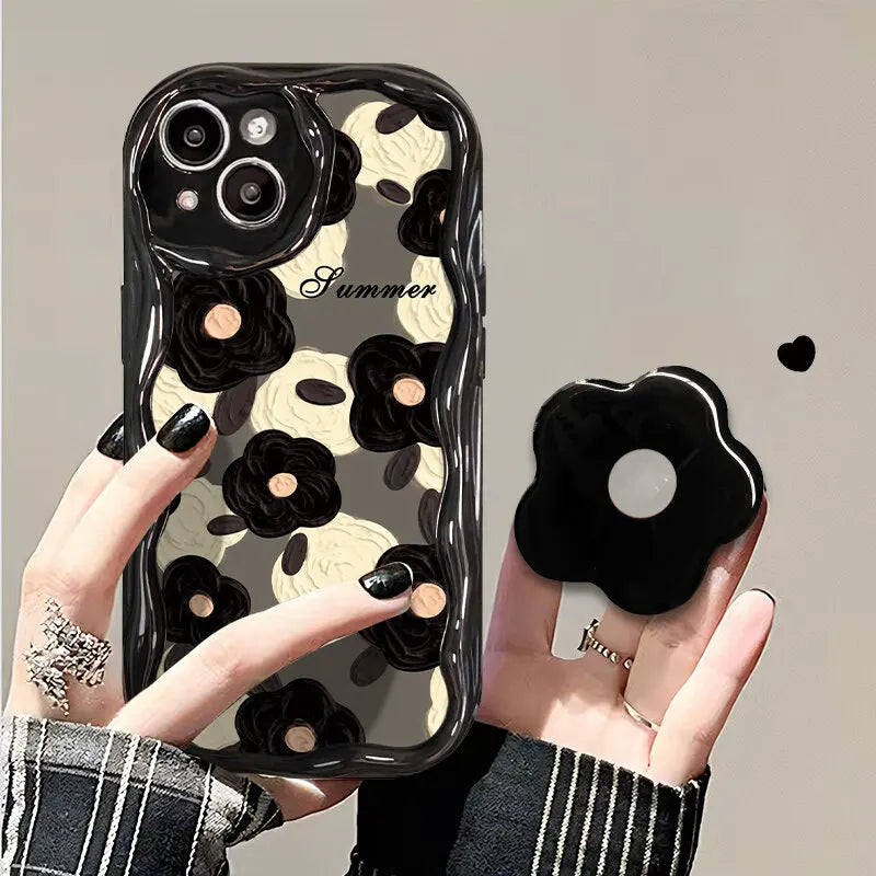 Floral Flower Bracket Phone Case – Mobizzio